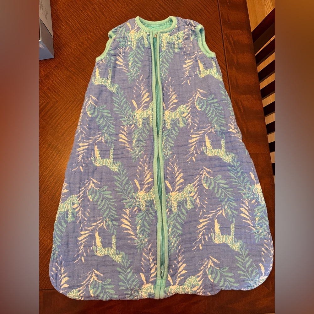Lilly Pulitzer Blue and Green Kids Sleep Sack